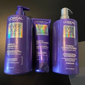 L'Oreal Ever Pure Purple Shampoo and Conditioner Set